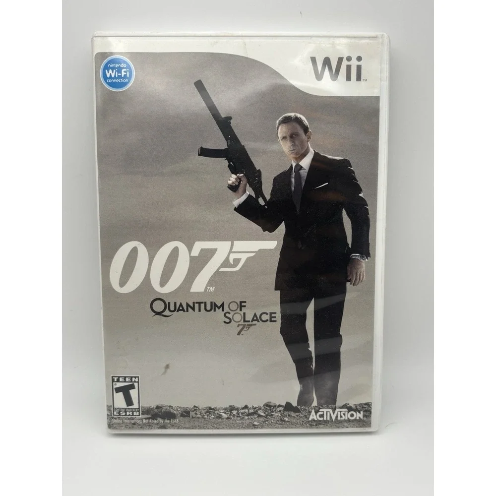James Bond 007: Quantum of Solace Nintendo Wii 2008 Complete CIB